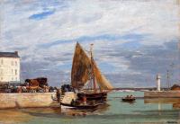 Boudin, Eugene - Honfleur, the Port